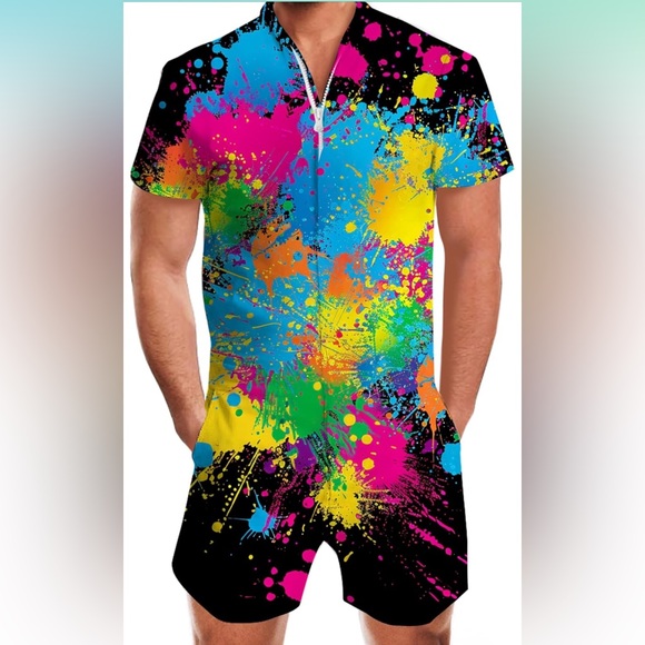 🎉 HOST PICK 🎉 Neon Romper - Picture 2 of 5